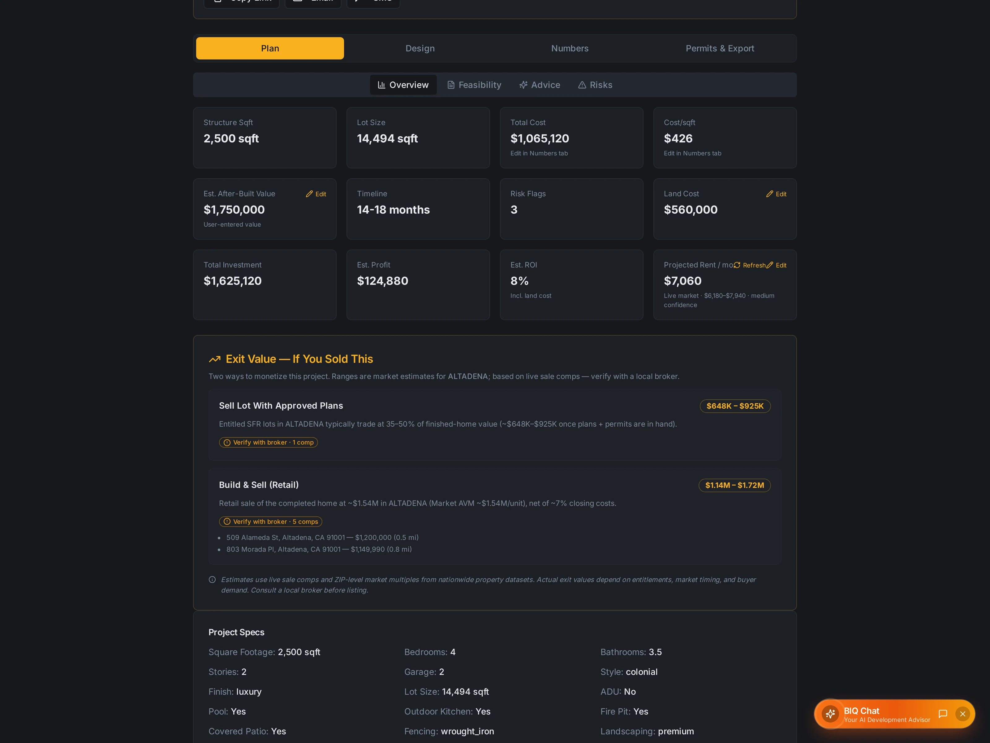 Parcel Bongo Example TestFit Alternative | Buildora IQ | Buildora IQ